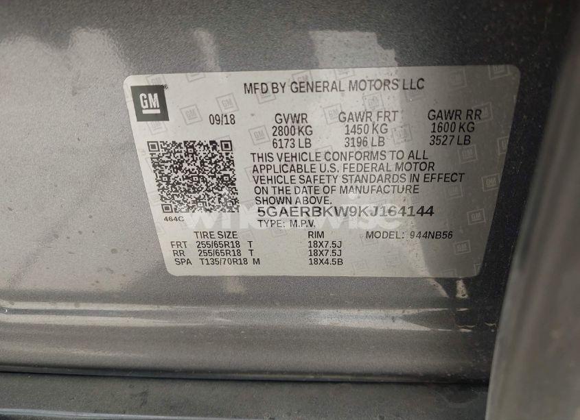 Photo 9 of 2019 Buick Enclave FWD ESSENCE (VIN 5GAERBKW9KJ164144)