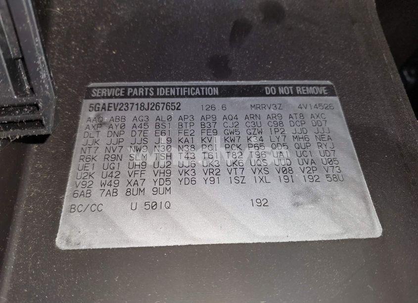 Photo 9 of 2008 Buick Enclave CXL (VIN 5GAEV23718J267652)