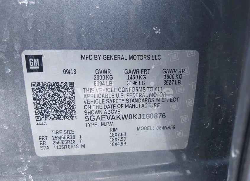 Photo 9 of 2019 Buick Enclave AWD ESSENCE (VIN 5GAEVAKW0KJ160876)