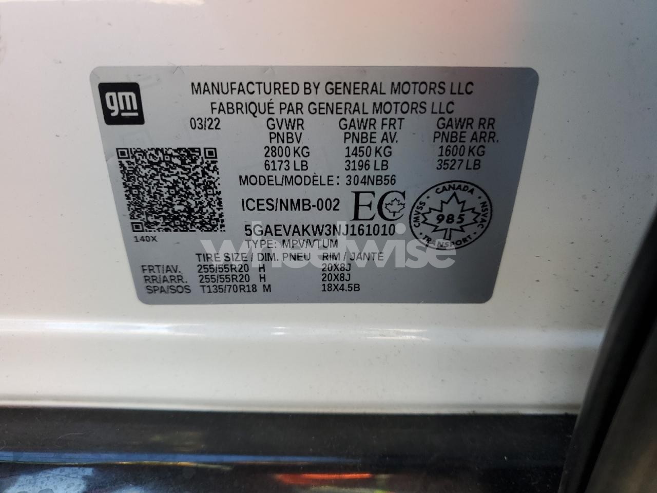 Photo 13 of 2022 BUICK ENCLAVE ESSENCE (VIN 5GAEVAKW3NJ161010)