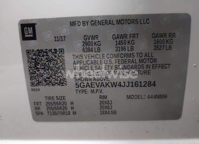 Photo 9 of 2018 Buick Enclave ESSENCE (VIN 5GAEVAKW4JJ161284)