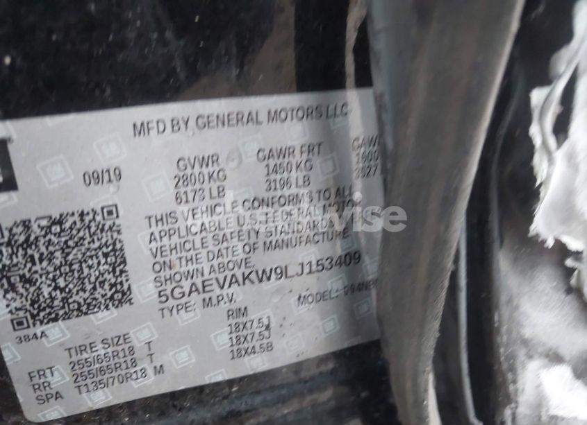 Photo 9 of 2020 Buick Enclave AWD ESSENCE (VIN 5GAEVAKW9LJ153409)