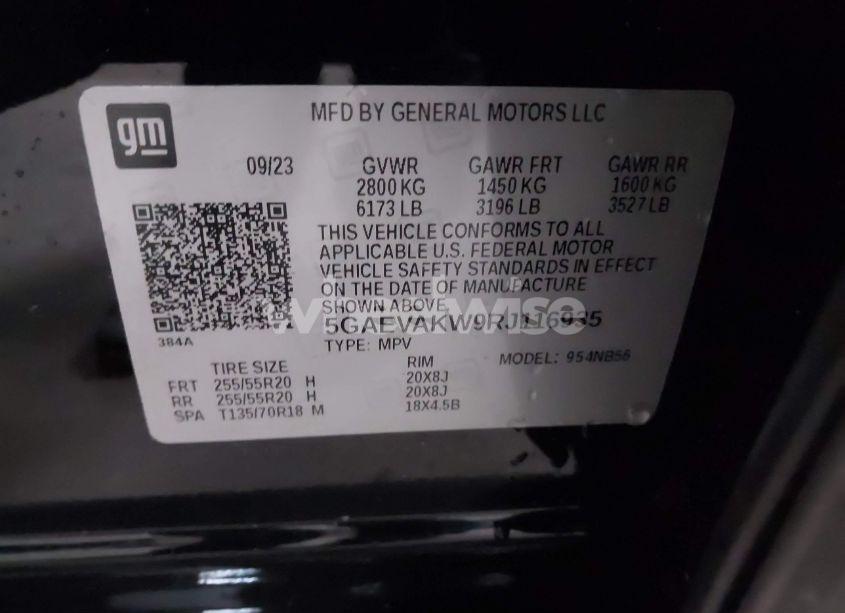 Photo 9 of 2024 Buick Enclave ESSENCE AWD (VIN 5GAEVAKW9RJ116935)