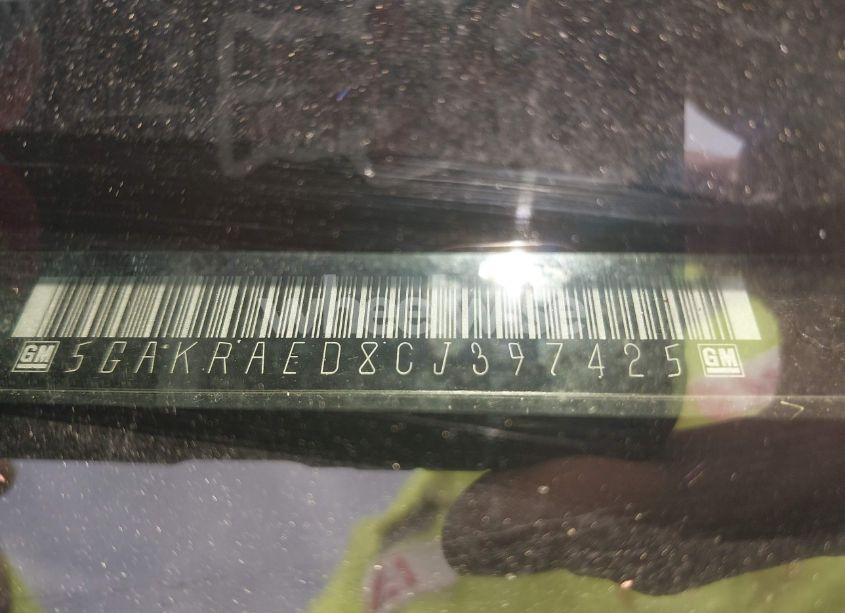 Photo 9 of 2012 Buick Enclave (VIN 5GAKRAED8CJ397425)