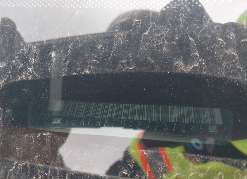 Photo 9 of 2011 Buick Enclave 1XL (VIN 5GAKRBED1BJ237245)