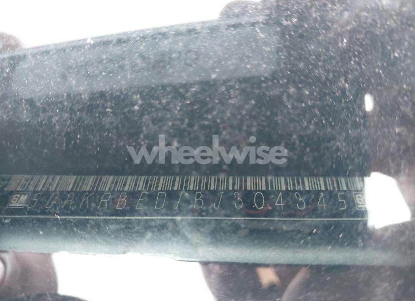 Photo 9 of 2011 Buick Enclave 1XL (VIN 5GAKRBED1BJ304345)