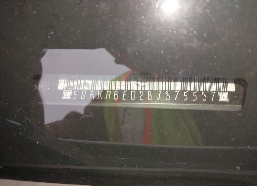 Photo 9 of 2011 Buick Enclave 1XL (VIN 5GAKRBED2BJ375537)