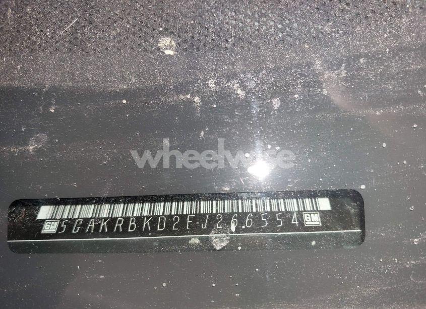 Photo 9 of 2015 Buick Enclave LEATHER (VIN 5GAKRBKD2FJ266554)