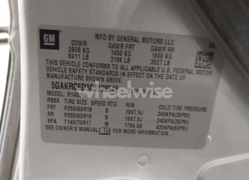 Photo 9 of 2012 Buick Enclave LEATHER (VIN 5GAKRCED3CJ308548)