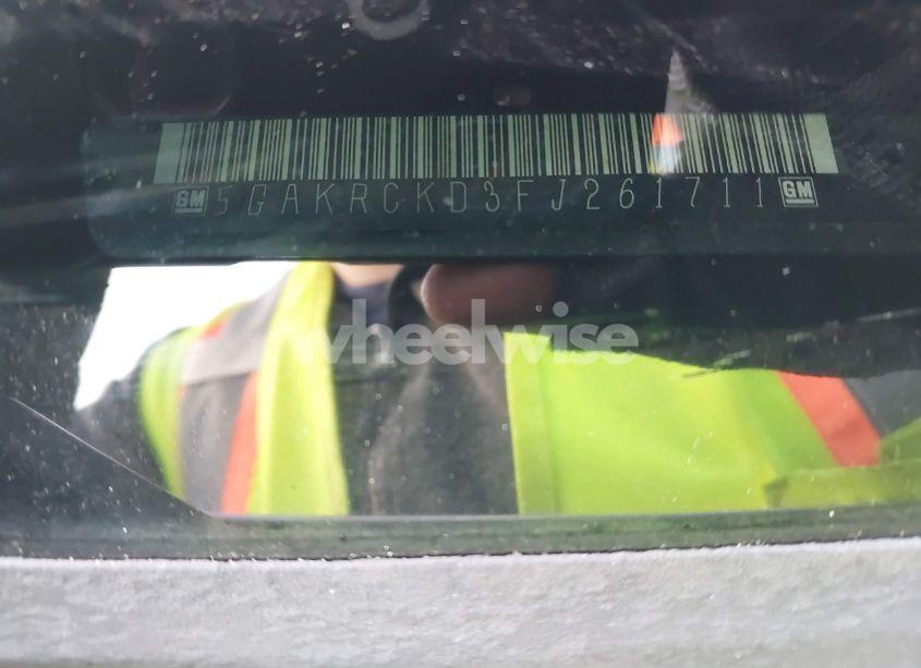 Photo 9 of 2015 Buick Enclave PREMIUM (VIN 5GAKRCKD3FJ261711)