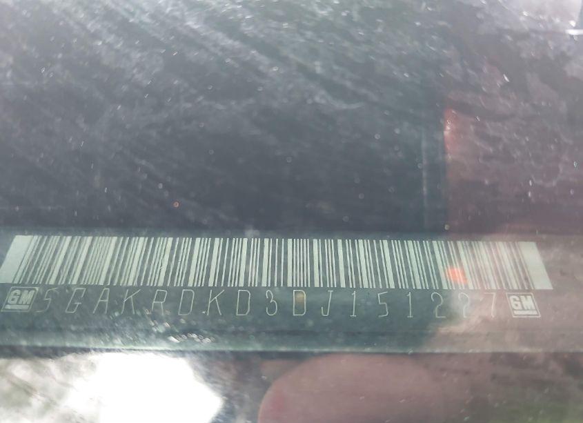 Photo 9 of 2013 Buick Enclave PREMIUM (VIN 5GAKRDKD3DJ151227)