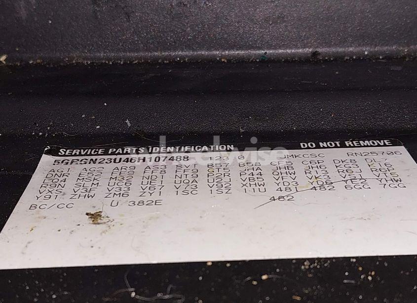 Photo 9 of 2006 Hummer H2 SUV (VIN 5GRGN23U46H107488)