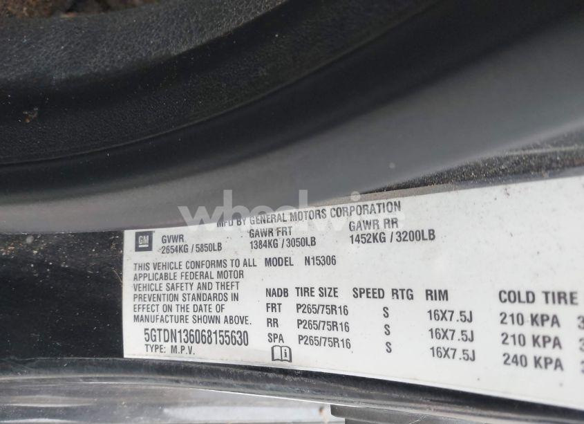 Photo 9 of 2006 Hummer H3 SUV (VIN 5GTDN136068155630)