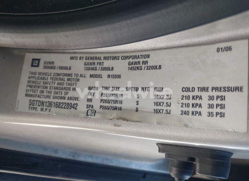 Photo 9 of 2006 Hummer H3 SUV (VIN 5GTDN136168228942)