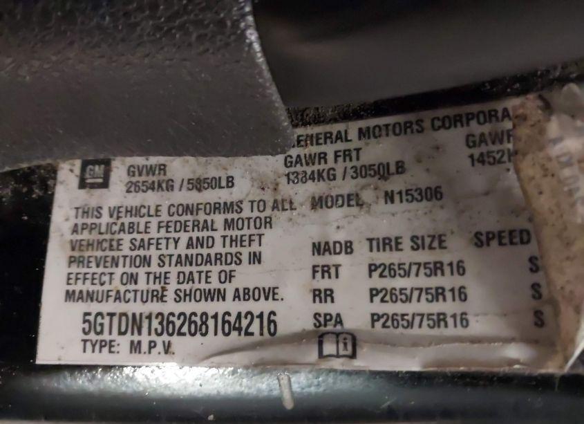 Photo 9 of 2006 Hummer H3 SUV (VIN 5GTDN136268164216)