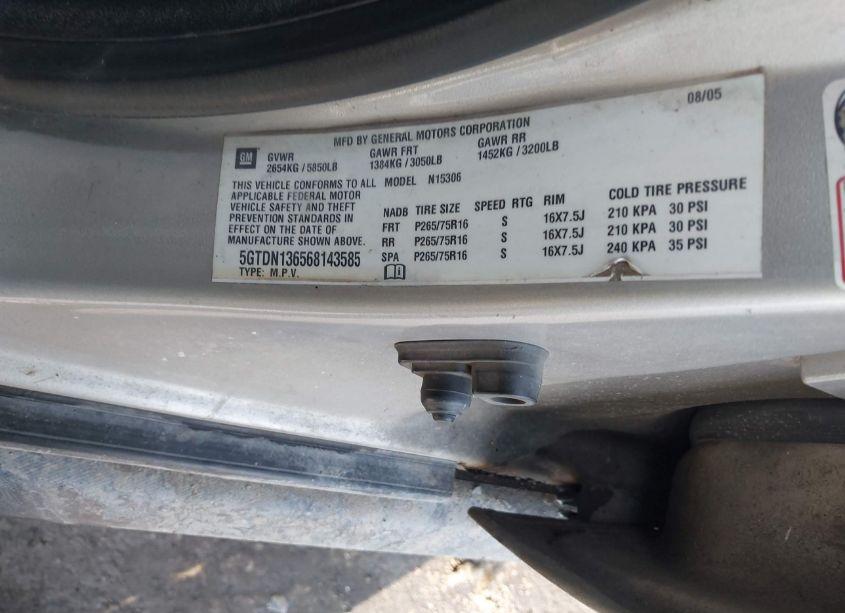 Photo 9 of 2006 Hummer H3 SUV (VIN 5GTDN136568143585)