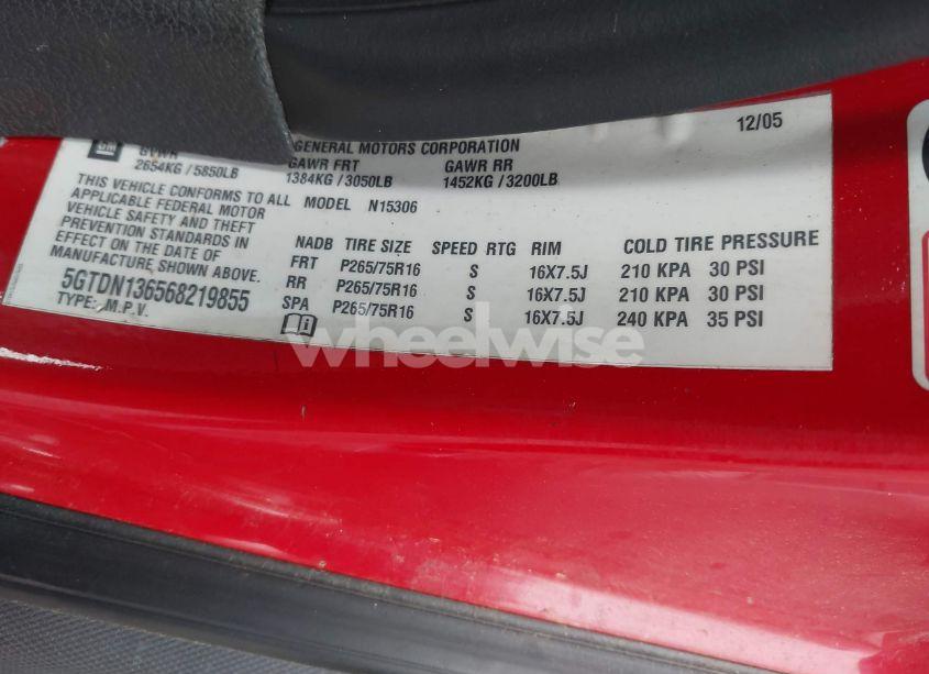 Photo 9 of 2006 Hummer H3 SUV (VIN 5GTDN136568219855)