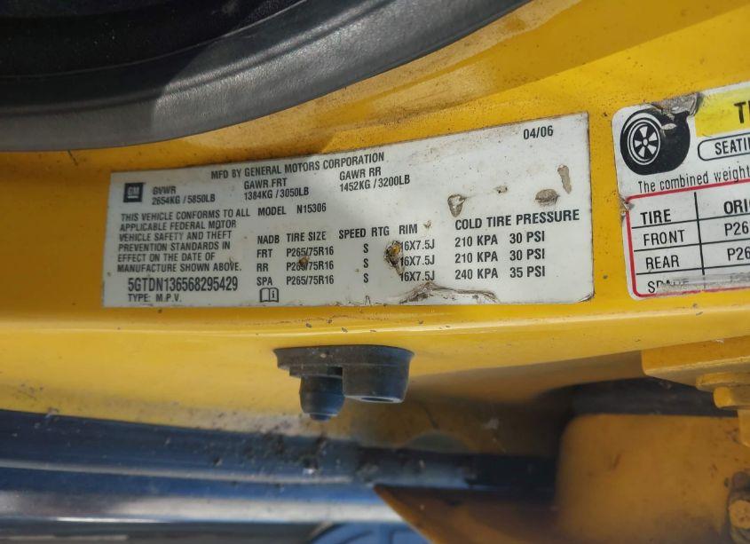 Photo 9 of 2006 Hummer H3 SUV (VIN 5GTDN136568295429)