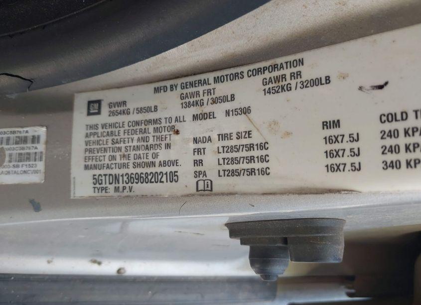 Photo 9 of 2006 Hummer H3 SUV (VIN 5GTDN136968202105)