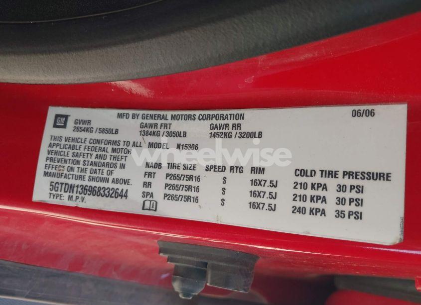 Photo 9 of 2006 Hummer H3 SUV (VIN 5GTDN136968332644)