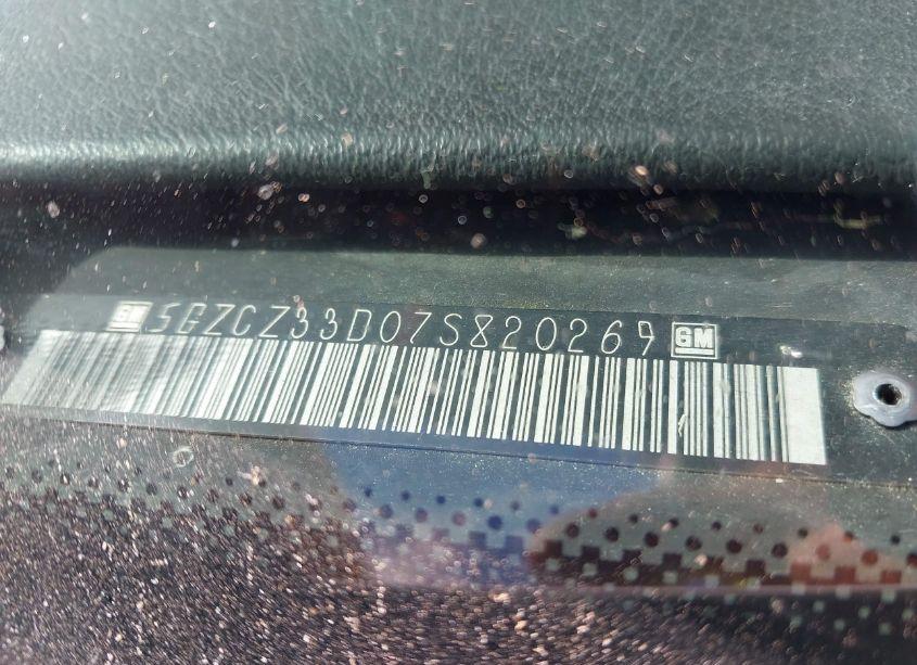 Photo 9 of 2007 Saturn Vue 4 CYL (VIN 5GZCZ33D07S820269)