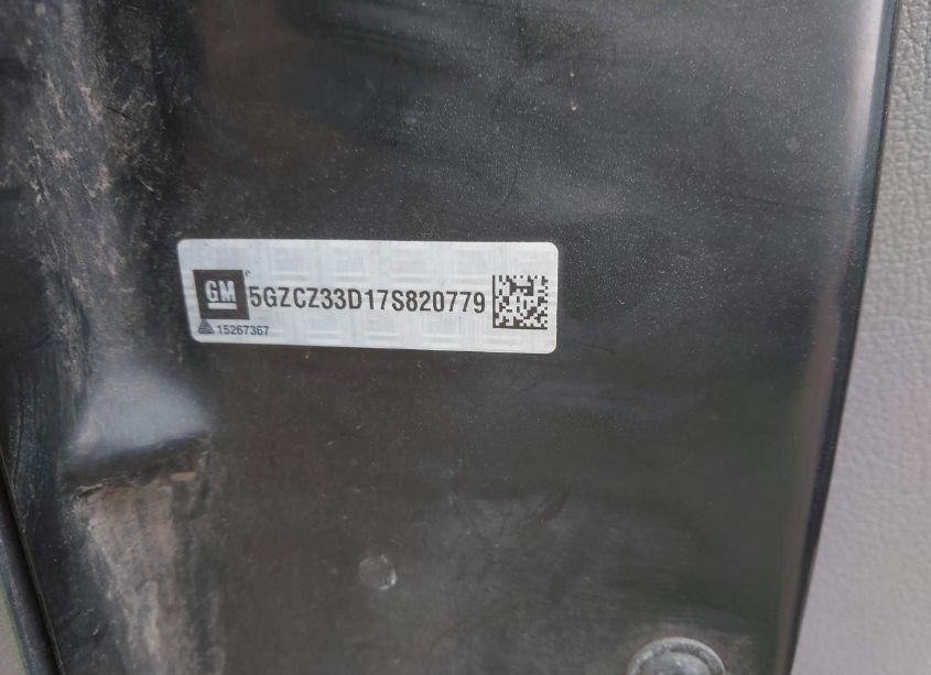 Photo 9 of 2007 Saturn Vue 4 CYL (VIN 5GZCZ33D17S820779)