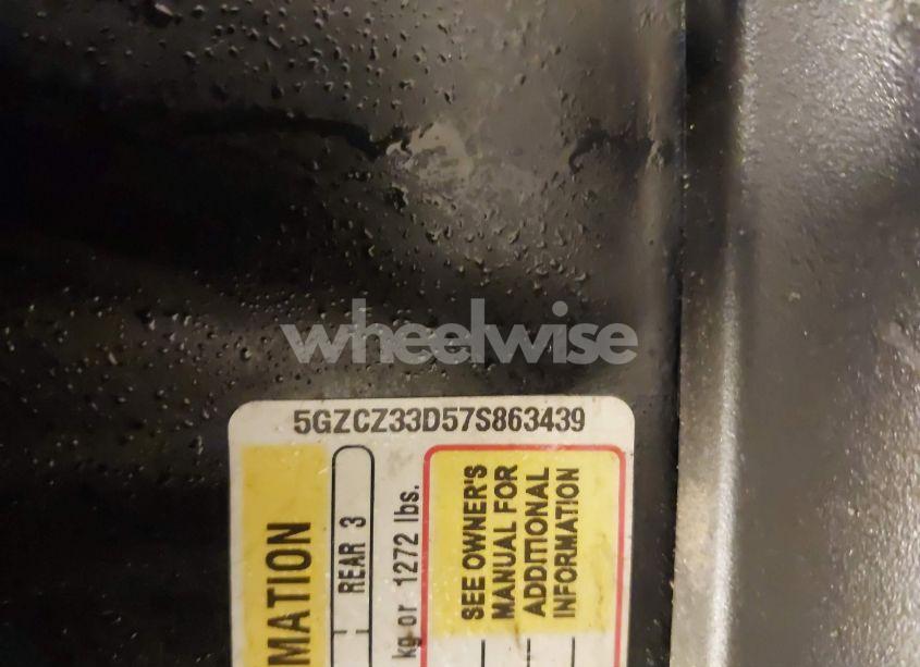 Photo 9 of 2007 Saturn Vue 4 CYL (VIN 5GZCZ33D57S863439)