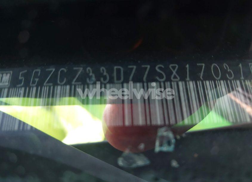 Photo 9 of 2007 Saturn Vue 4 CYL (VIN 5GZCZ33D77S817031)