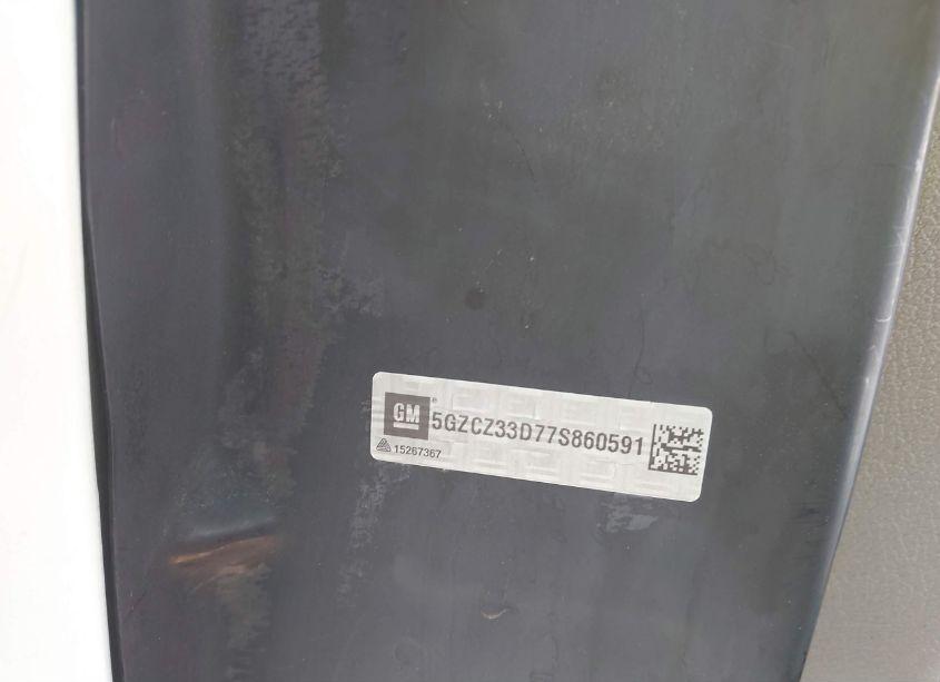Photo 9 of 2007 Saturn Vue 4 CYL (VIN 5GZCZ33D77S860591)