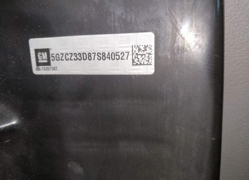 Photo 9 of 2007 Saturn Vue 4 CYL (VIN 5GZCZ33D87S840527)