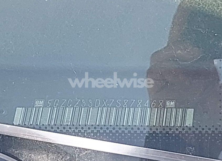 Photo 9 of 2007 Saturn Vue 4 CYL (VIN 5GZCZ33DX7S878468)