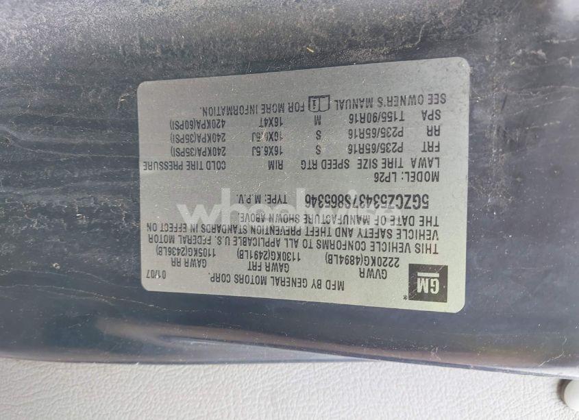 Photo 9 of 2007 Saturn Vue V6 (VIN 5GZCZ53437S865346)