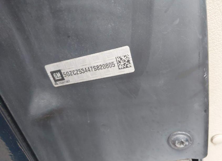 Photo 9 of 2007 Saturn Vue V6 (VIN 5GZCZ53447S820805)