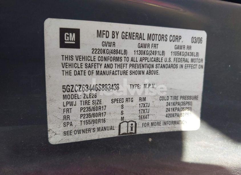 Photo 9 of 2006 Saturn Vue N/A (VIN 5GZCZ63446S883438)