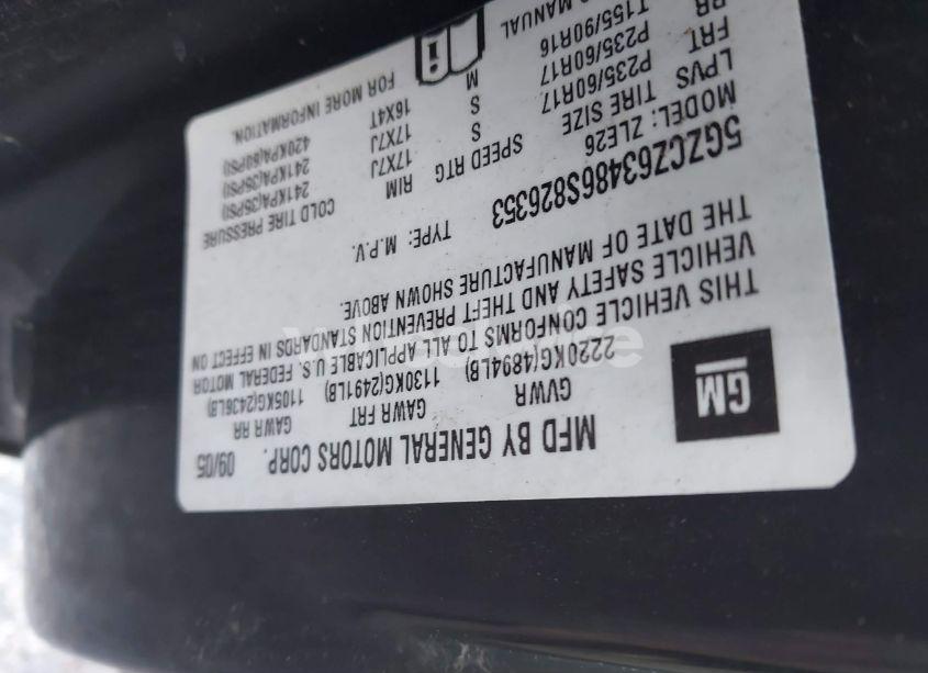 Photo 9 of 2006 Saturn Vue V6 (VIN 5GZCZ63486S826353)