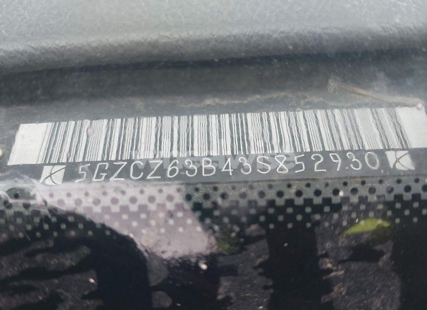 Photo 9 of 2003 Saturn Vue V6 (VIN 5GZCZ63B43S852930)