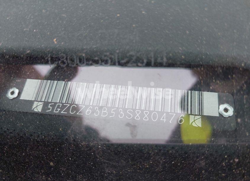 Photo 9 of 2003 Saturn Vue V6 (VIN 5GZCZ63B53S880476)