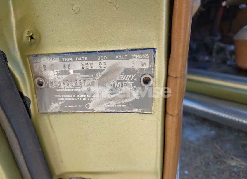 Photo 9 of 1965 Mercury Comet N/A (VIN 5H25T562270)