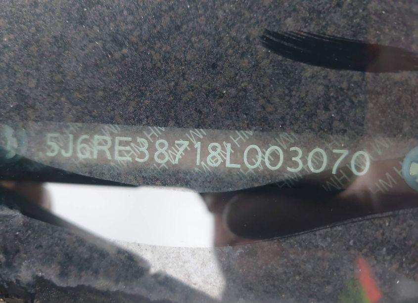 Photo 9 of 2008 Honda Cr-v EX-L (VIN 5J6RE38718L003070)