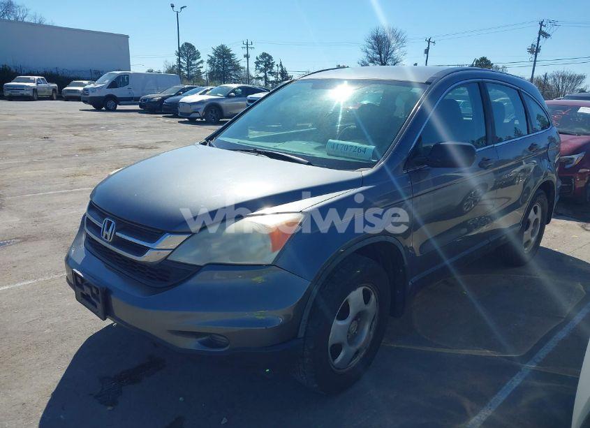 Photo 2 of 2010 Honda Cr-v LX (VIN 5J6RE3H33AL034470)