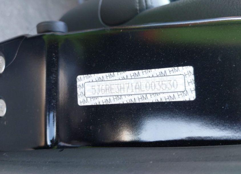 Photo 9 of 2010 Honda Cr-v EX-L (VIN 5J6RE3H71AL003530)