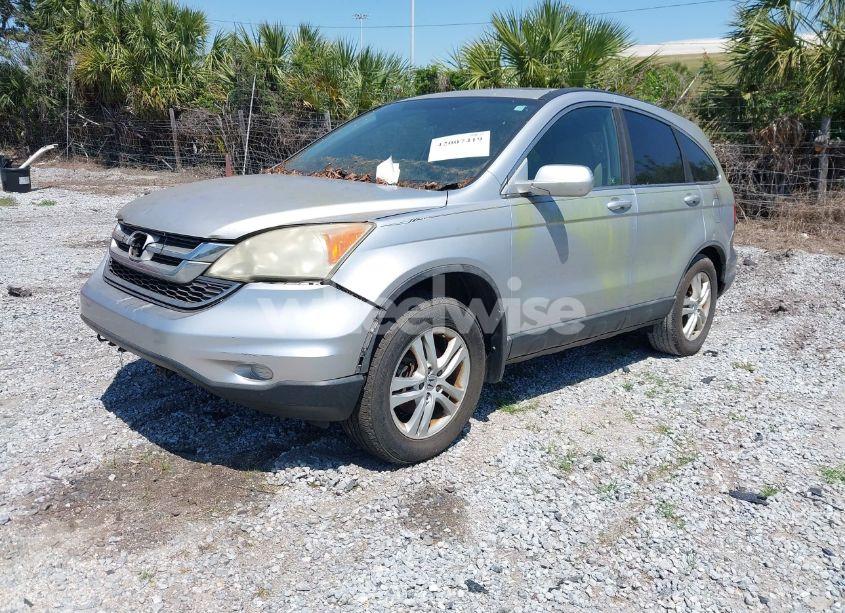 Photo 2 of 2010 Honda Cr-v EX-L (VIN 5J6RE3H74AL025795)