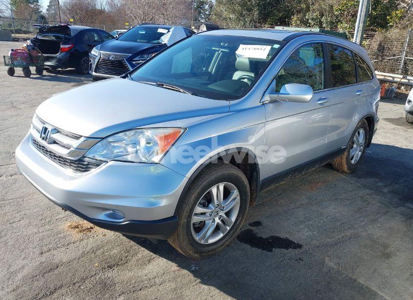 Photo 2 of 2010 Honda Cr-v EX-L (VIN 5J6RE3H76AL037561)