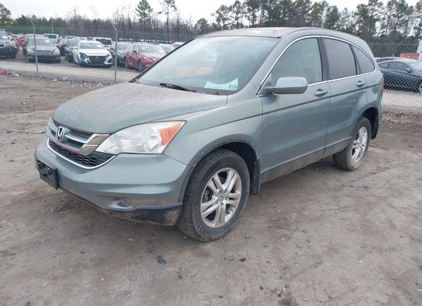 Photo 2 of 2010 Honda Cr-v EX-L (VIN 5J6RE3H77AL018677)
