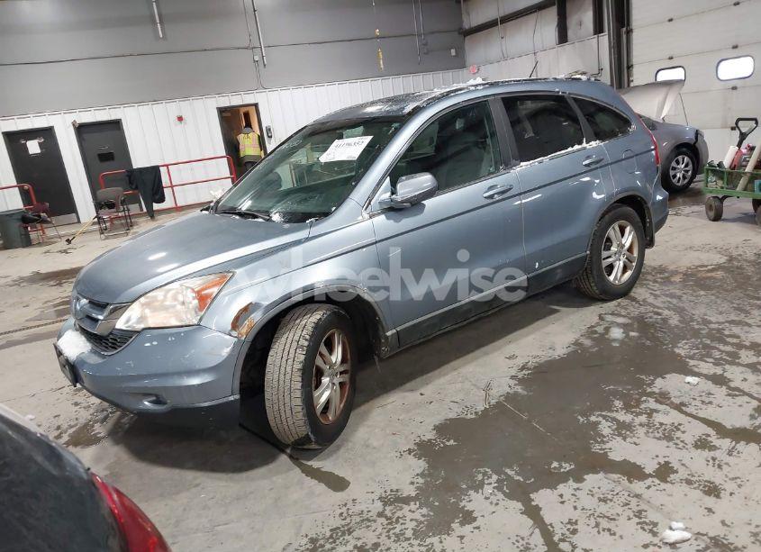 Photo 2 of 2010 Honda Cr-v EX-L (VIN 5J6RE3H77AL046382)