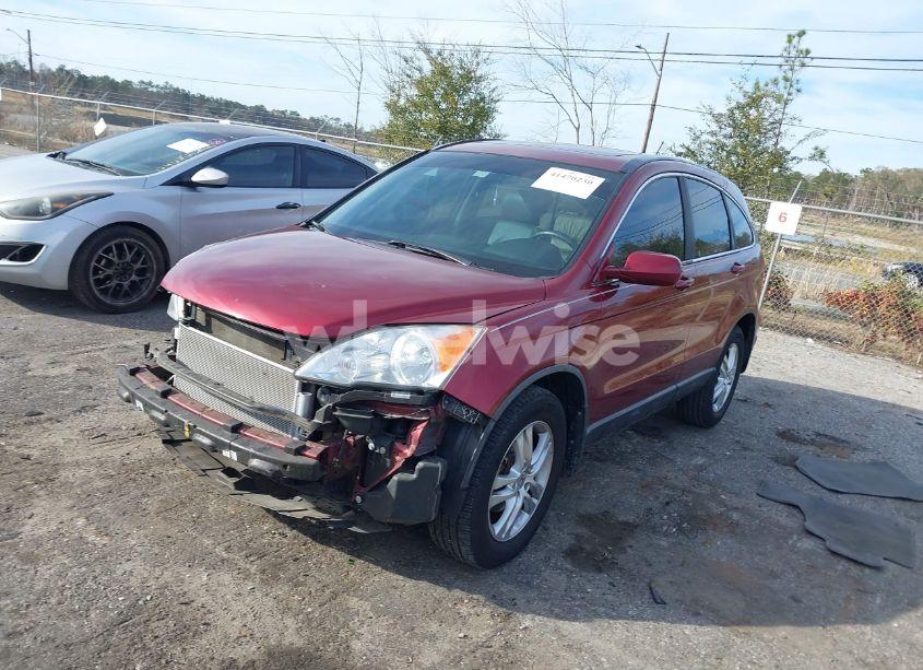 Photo 2 of 2010 Honda Cr-v EX-L (VIN 5J6RE3H78AL018722)