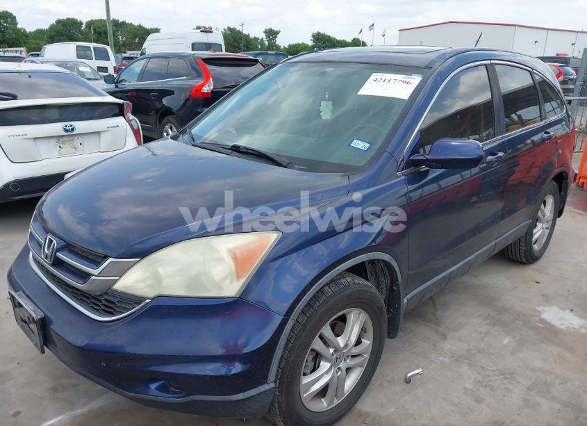 Photo 2 of 2010 Honda Cr-v EX-L (VIN 5J6RE3H79AL023198)