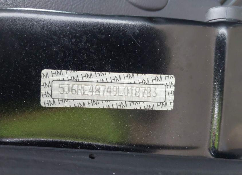 Photo 20 of 2009 Honda Cr-v EX-L (VIN 5J6RE48749L018783)