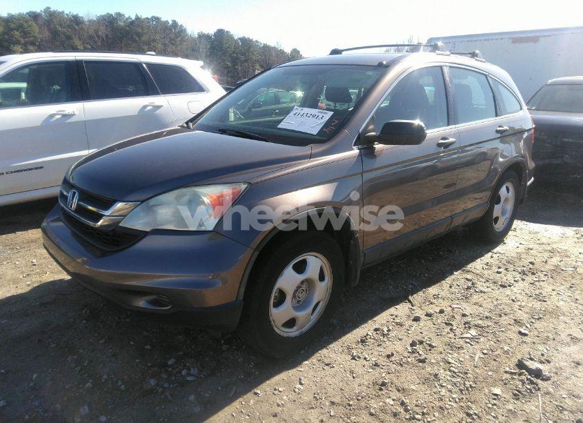 Photo 2 of 2010 Honda Cr-v LX (VIN 5J6RE4H36AL091591)