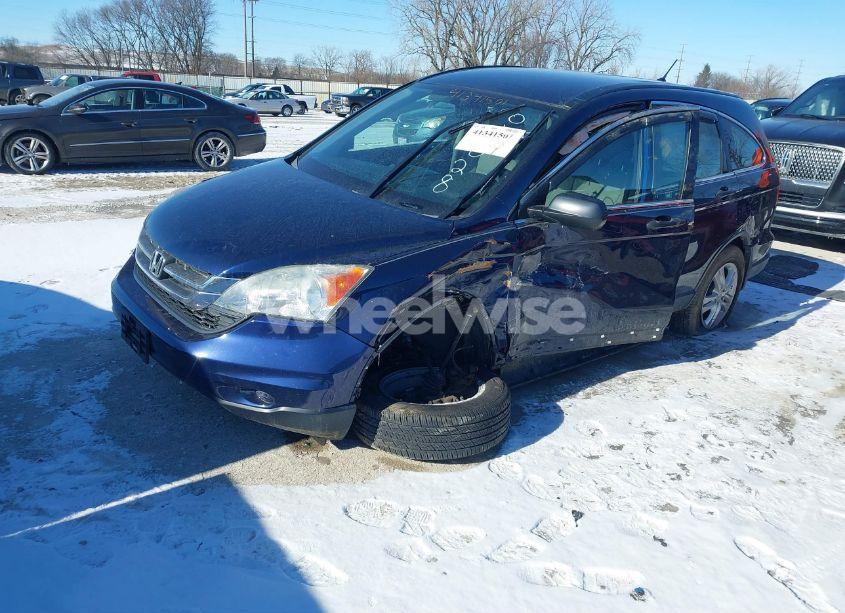 Photo 2 of 2010 Honda Cr-v LX (VIN 5J6RE4H38AL011028)